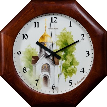Часы настенные ДС-ВБ28-152 РУСЬ в Емельяново - emelyanovo.mebel54.com | фото