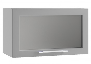 Гарда ПГС 600 шкаф верхний горизонтальный со стеклом Белый в Емельяново - emelyanovo.mebel54.com | фото