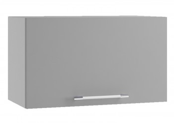 Капри ПГ 600 шкаф верхний горизонтальный (Липа белый/корпус Серый) в Емельяново - emelyanovo.mebel54.com | фото