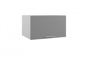 Корато ГВПГ 800 шкаф верхний горизонтальный высокий (Кварц черный/корпус Серый) в Емельяново - emelyanovo.mebel54.com | фото