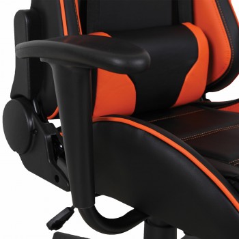 Кресло компьютерное BRABIX GT Racer GM-100 (черный, оранжевый) в Емельяново - emelyanovo.mebel54.com | фото