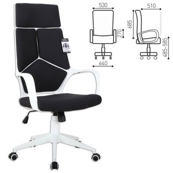 Кресло офисное BRABIX Prime EX-515 (черная ткань) в Емельяново - emelyanovo.mebel54.com | фото