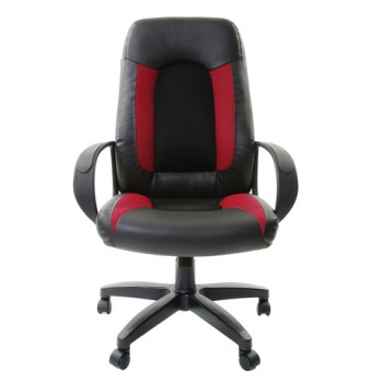 Кресло офисное BRABIX Strike EX-525 (черно-красный) в Емельяново - emelyanovo.mebel54.com | фото