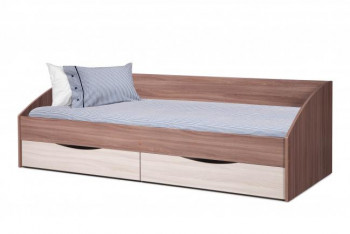 Кровать одинарная "Фея-3" (симметричная) в Емельяново - emelyanovo.mebel54.com | фото