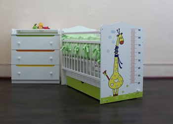 Кроватка детская Жираф в Емельяново - emelyanovo.mebel54.com | фото