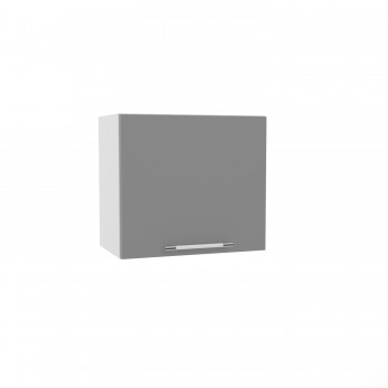 Лофт ВПГ 500 шкаф верхний горизонтальный высокий (Штукатурка белая/корпус Серый) в Емельяново - emelyanovo.mebel54.com | фото