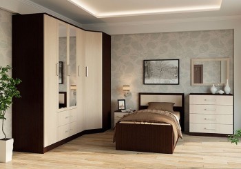 Модульная спальня Фиеста в Емельяново - emelyanovo.mebel54.com | фото