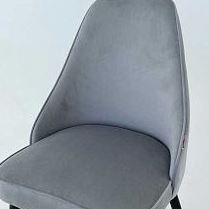 Набор стульев Милан 2 шт (серый велюр/белый) в Емельяново - emelyanovo.mebel54.com | фото