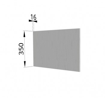 Панель торцевая (для шкафа горизонтального глубокого) ГПГ Капри (Липа белый) в Емельяново - emelyanovo.mebel54.com | фото