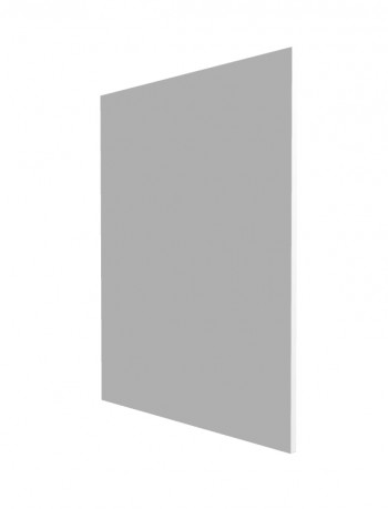 Панель торцевая С Ройс (для шкафов нижних) Белый софт в Емельяново - emelyanovo.mebel54.com | фото