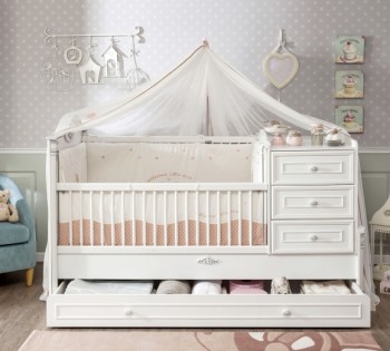 ROMANTIC BABY Детская кровать-трансформер 20.21.1015.00 в Емельяново - emelyanovo.mebel54.com | фото