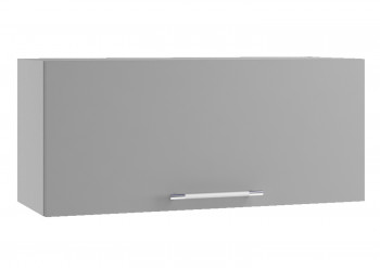 Ройс ПГ 800 Шкаф верхний горизонтальный (Графит софт/корпус Серый) в Емельяново - emelyanovo.mebel54.com | фото