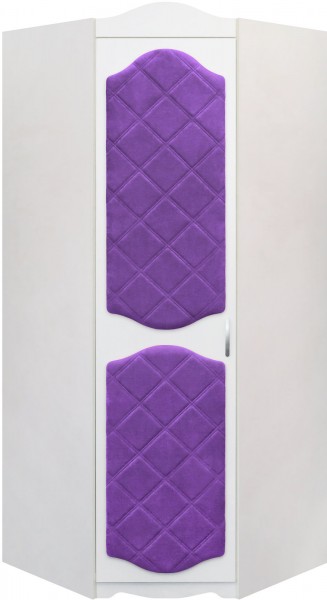 Шкаф угловой Иллюзия 32 Фиолетовый в Емельяново - emelyanovo.mebel54.com | фото