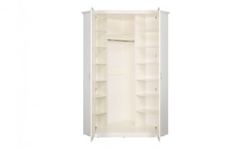 Шкаф для одежды 13.124 Ливерпуль (Белый, ясень ваниль НМ-1012-100 ПВХ) в Емельяново - emelyanovo.mebel54.com | фото
