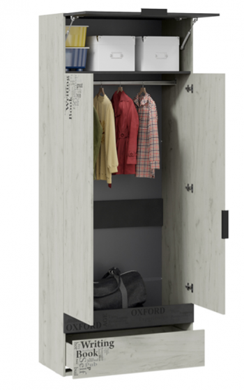 Шкаф комбинированный для одежды «Оксфорд-2» в Емельяново - emelyanovo.mebel54.com | фото