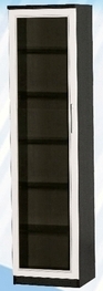 Шкаф средний со стеклодверью ДЛЯ ГОСТИНОЙ ШСС-450 Венге/Дуб выбеленный в Емельяново - emelyanovo.mebel54.com | фото