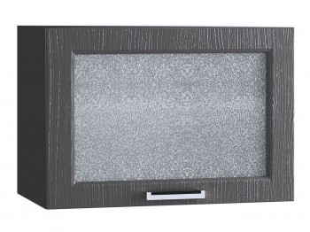 Шкаф верхний горизонтальный со стеклом 609, ШВГС 609 (Клен серый/корпус венге) в Емельяново - emelyanovo.mebel54.com | фото